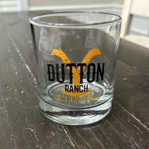Dutton Ranch, Yellowstone whisky high ball glass